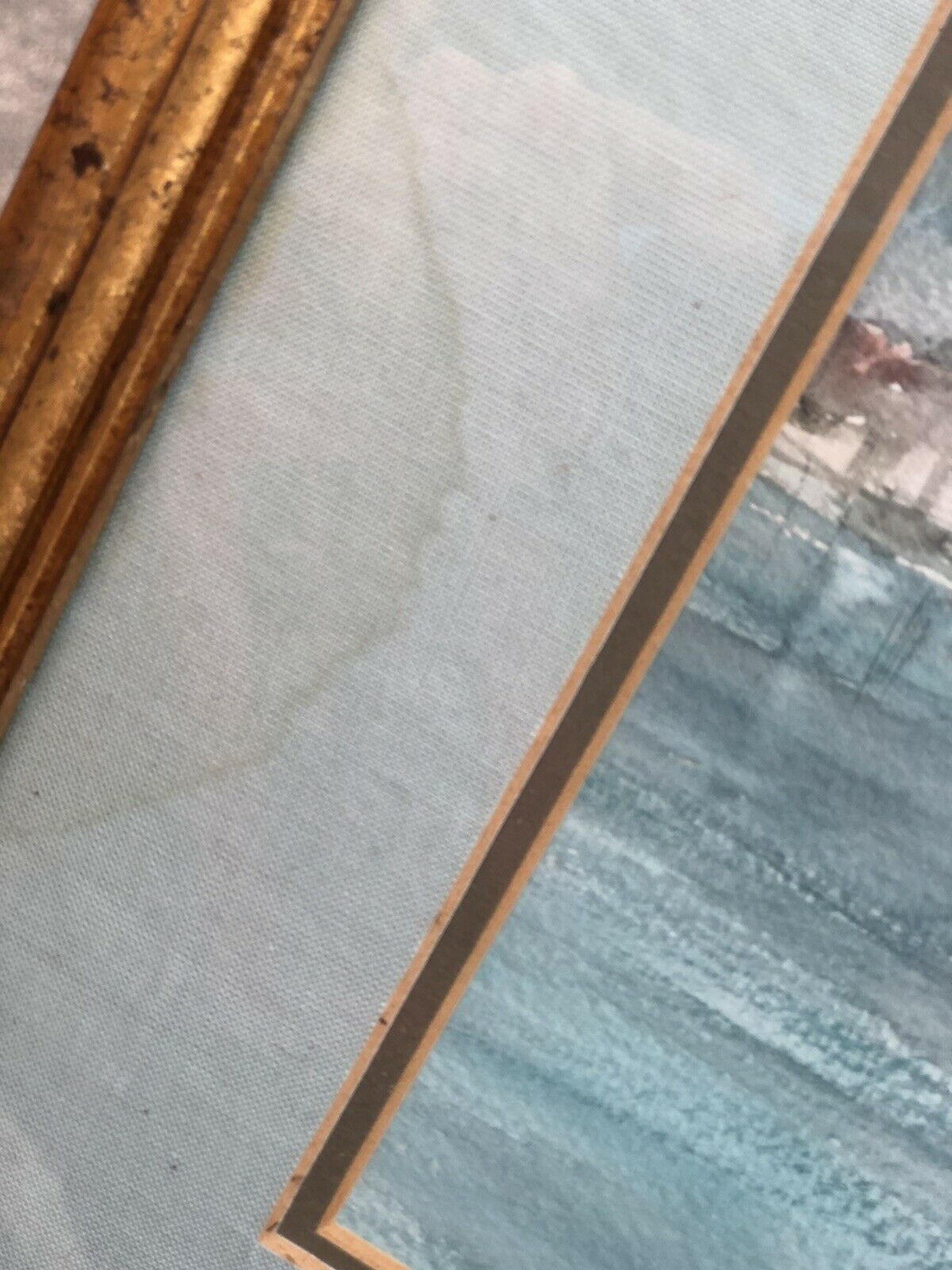 Coastal Framed Watercolour