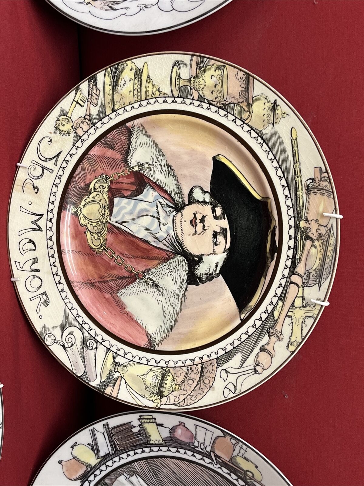 Royal Doulton Jester, Falconer, Mayor, Squire, Huntsman, Admiral & Doctor