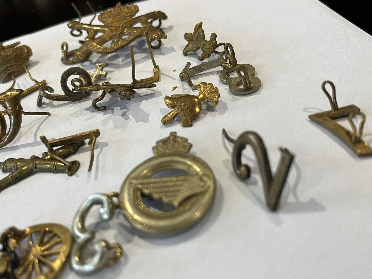 Various Military Badges And Insignia