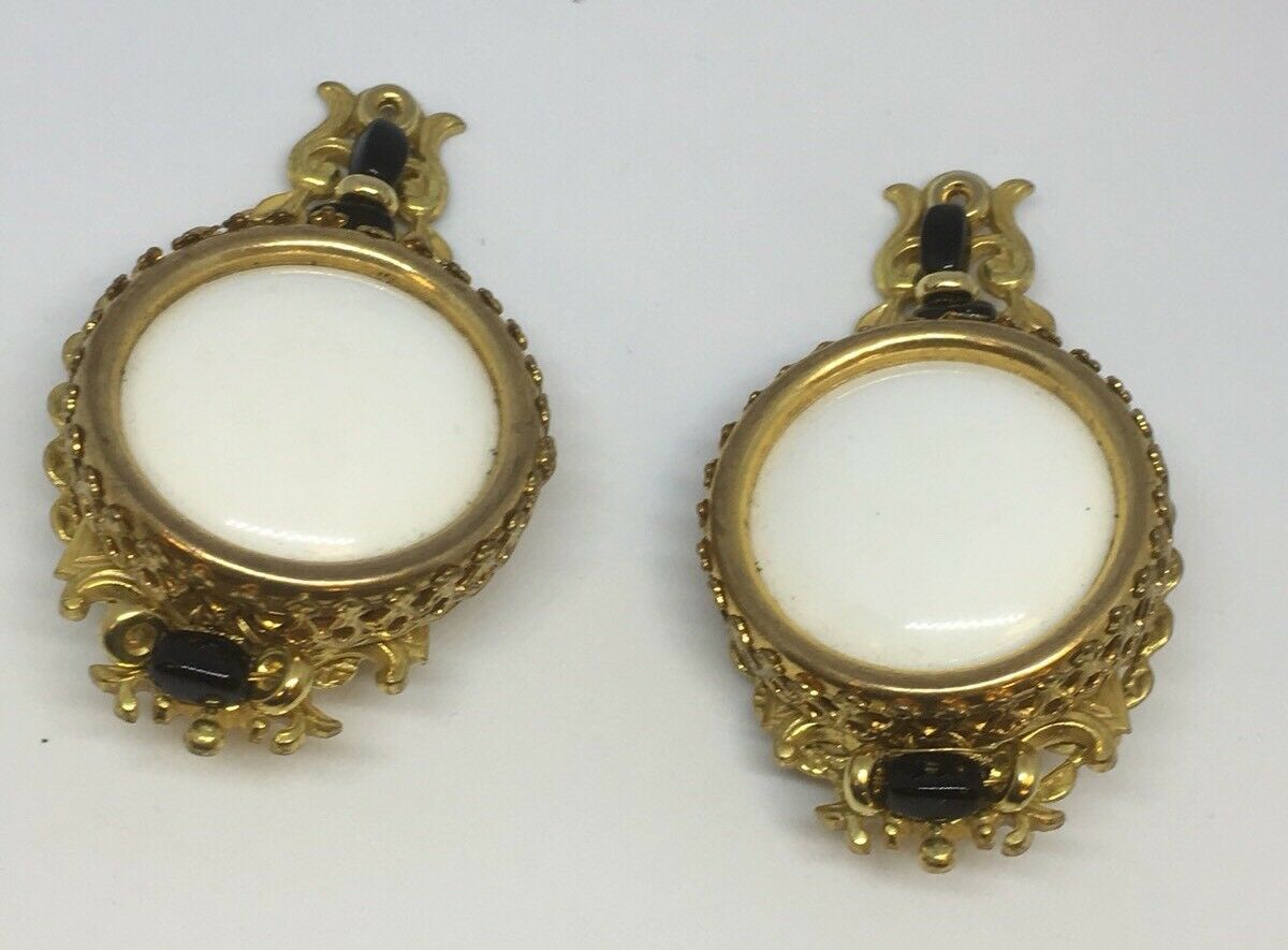 Vintage Clip On Earrings Statement
