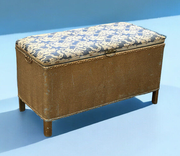 Lloyd Loom Blanket Box.