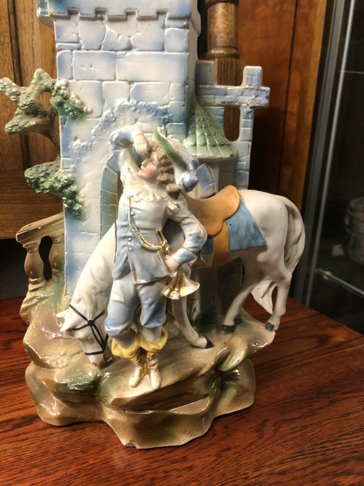 Victorian Bisque Clock Case