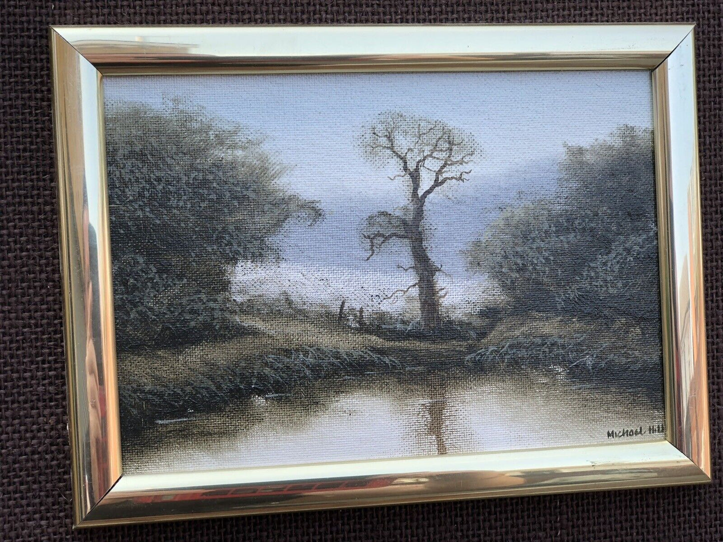 Michael Hill. Framed, Signed