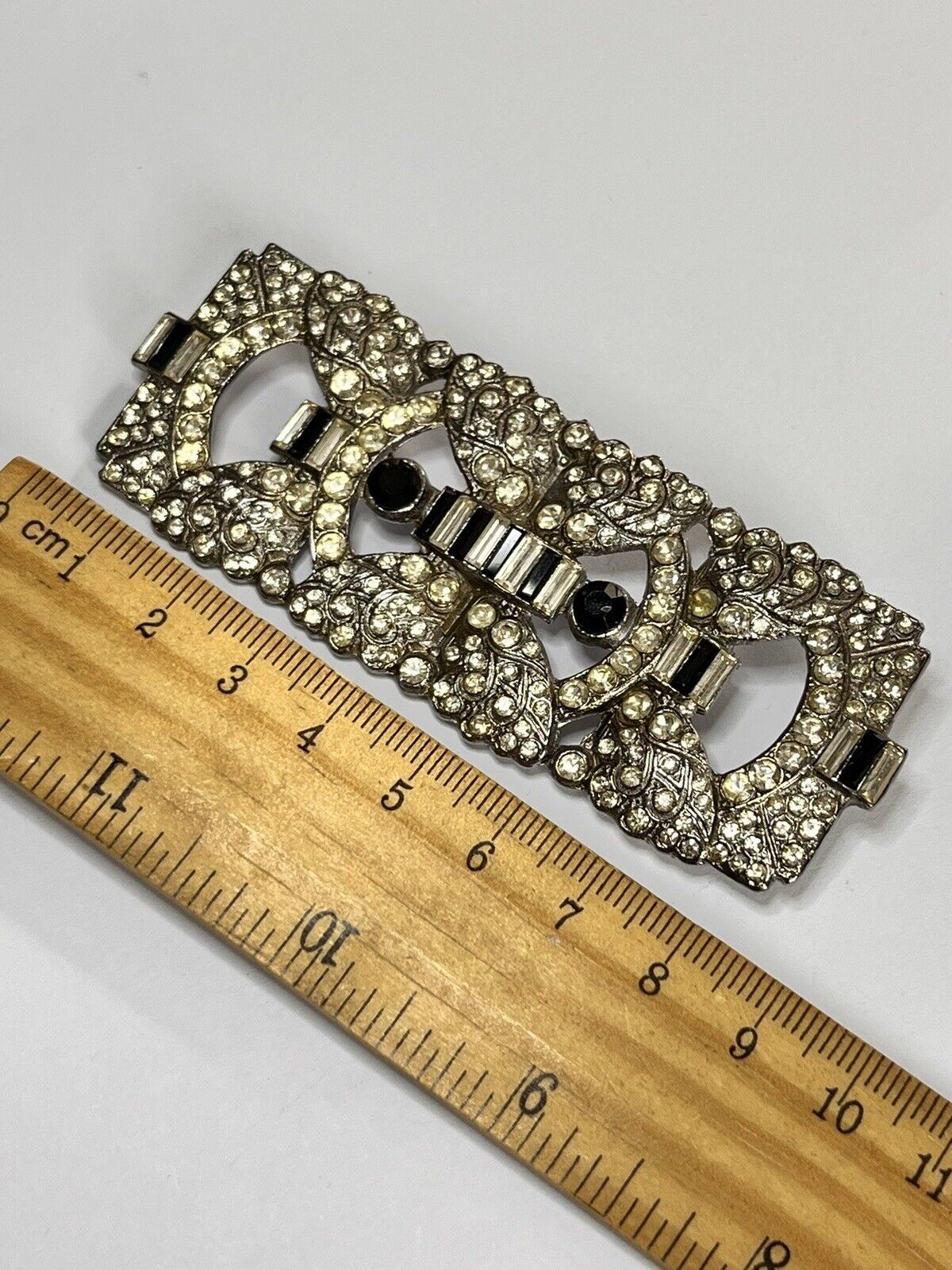 Vintage Old Butler And Wilson Deco Large Brooch