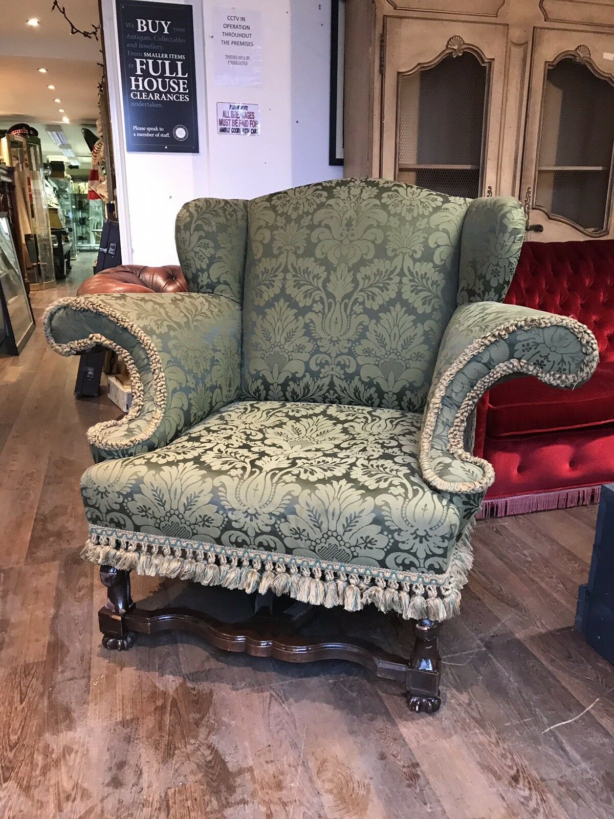 Stylish Armchair, Large And Impressive.