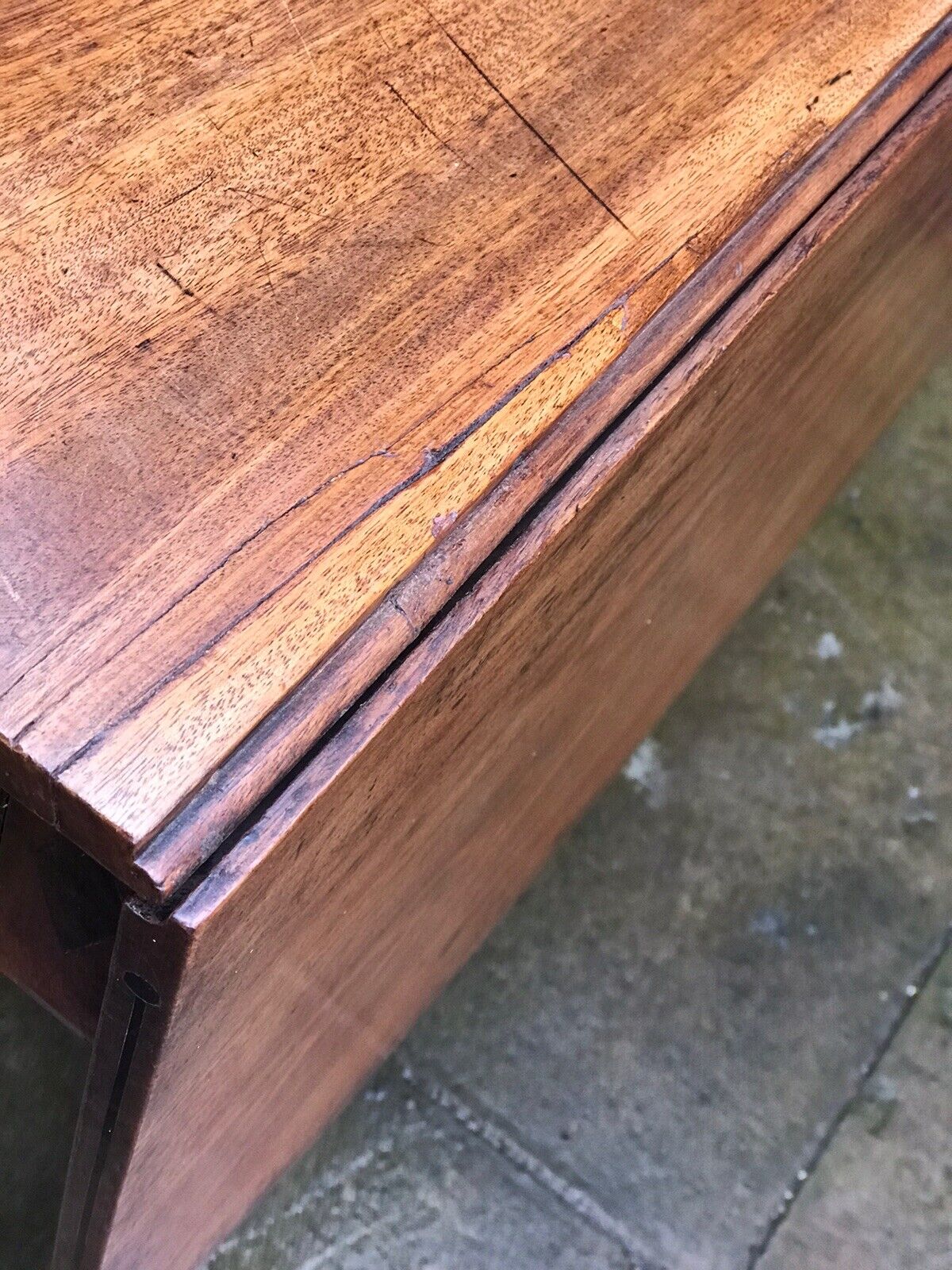 Regency Sofa Table, Cuban Mahogany With Inlay. Double Sided For Central Use.