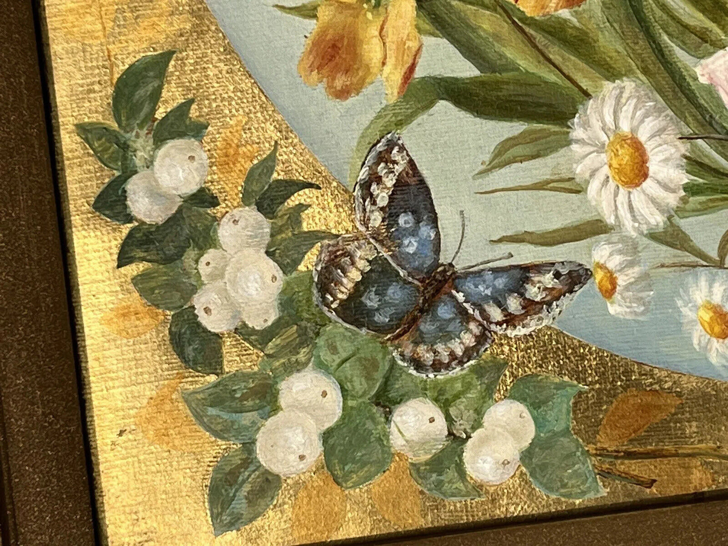 Antique Floral Still Life, On Canvas, Signed &Dated, Max Winter.