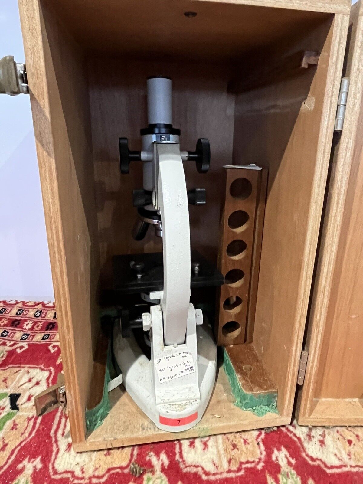 Microscope In Case.