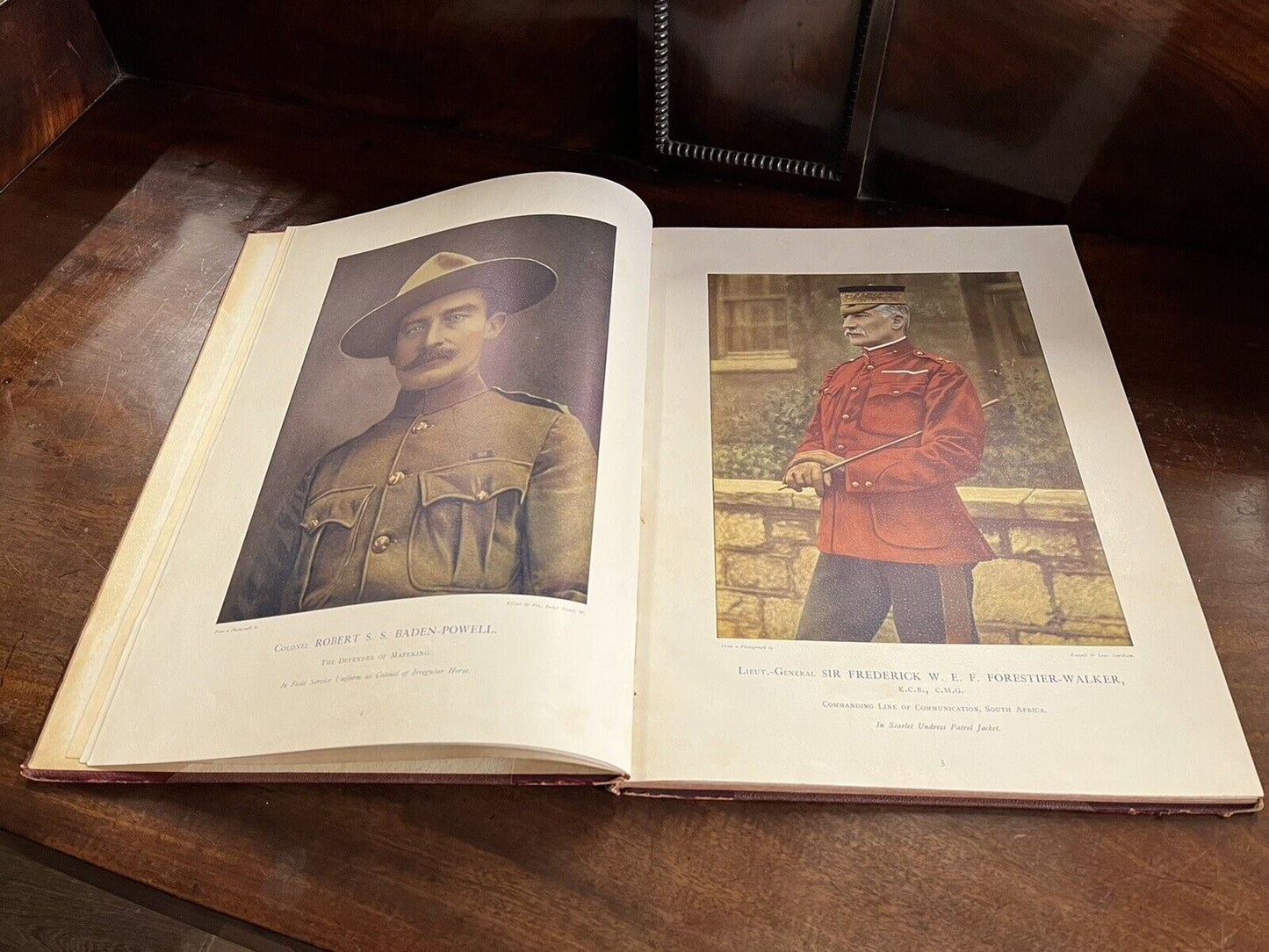 Celebrities Of The Army. Large Portfolio Of Portrait Prints. Look Great Framed