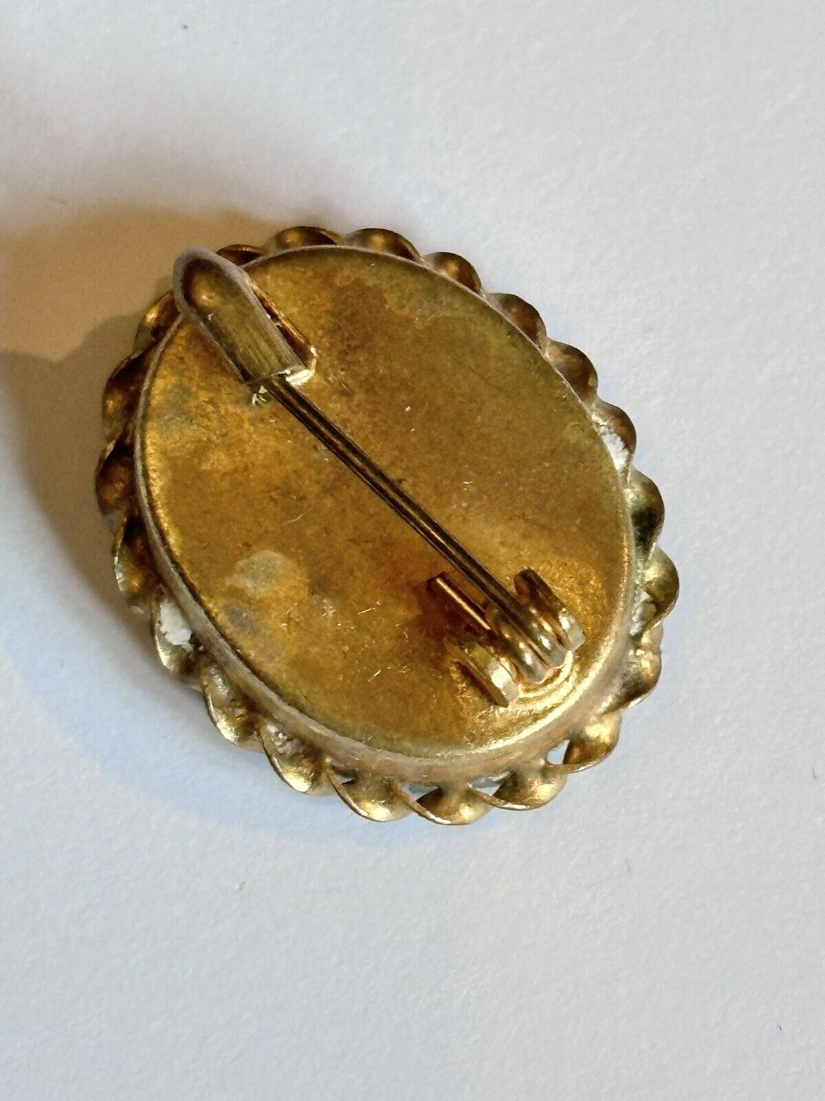 Vintage Micromosaic Flowers Brooch