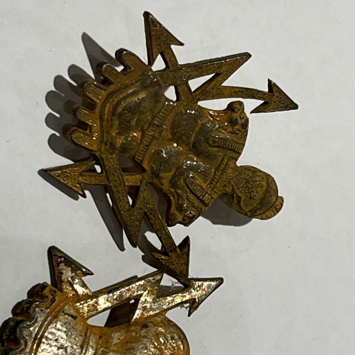 Pair Of Cap Badges