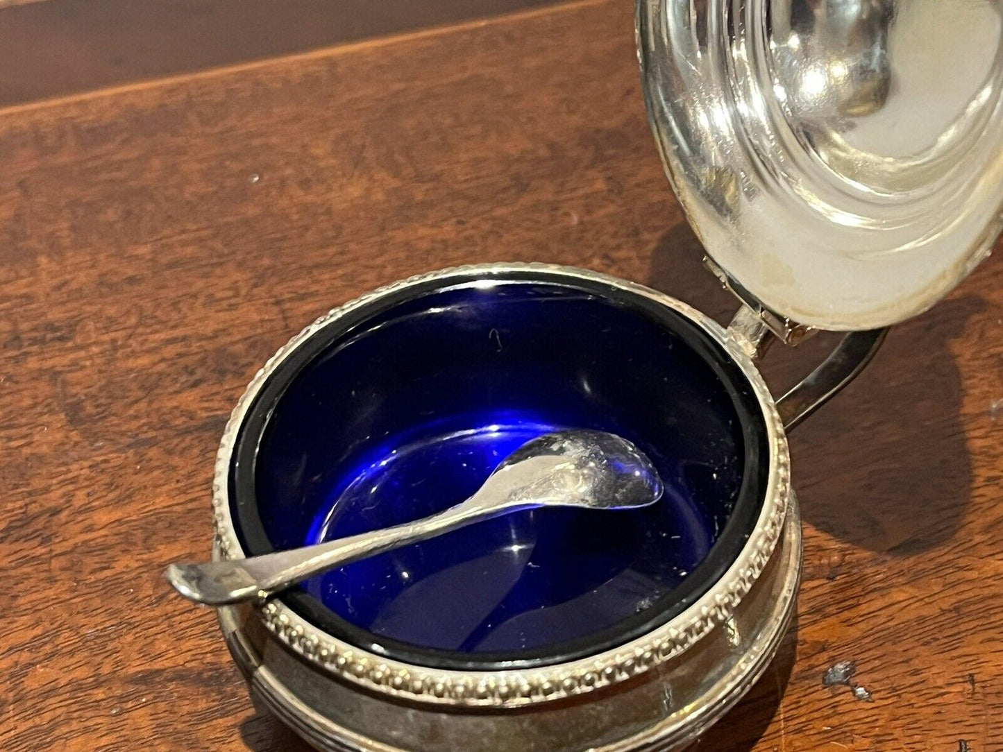 Silver Plate Salt, Sauce & Pepper.