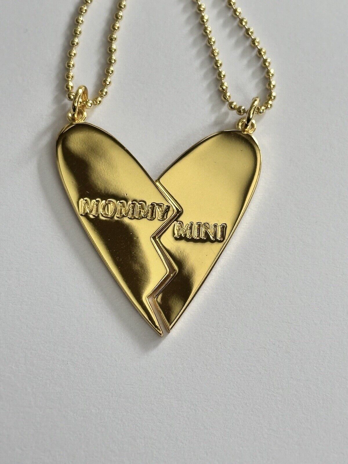 Uncommon James Mini Mommy 2 Sides Of A Heart Necklace Set Of 2