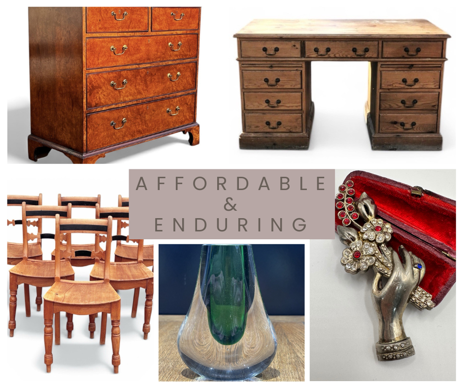 Antiques & Vintage:  Affordable & Enduring
