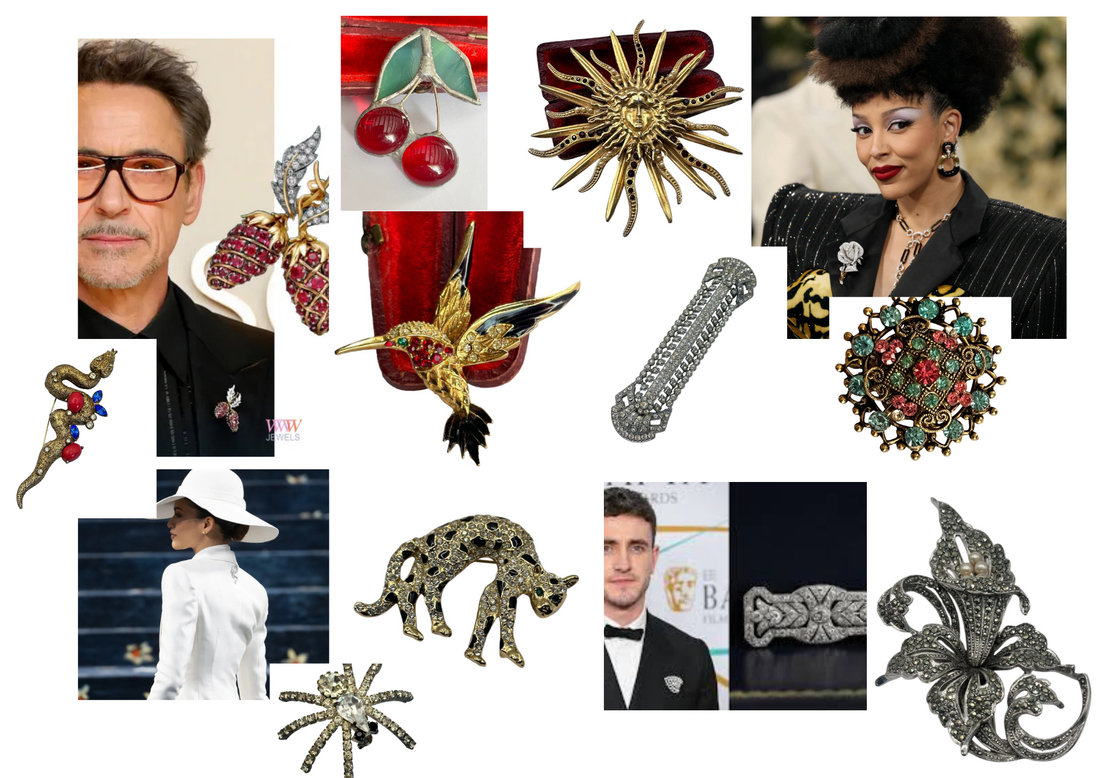 Vintage Brooches for Him and Her