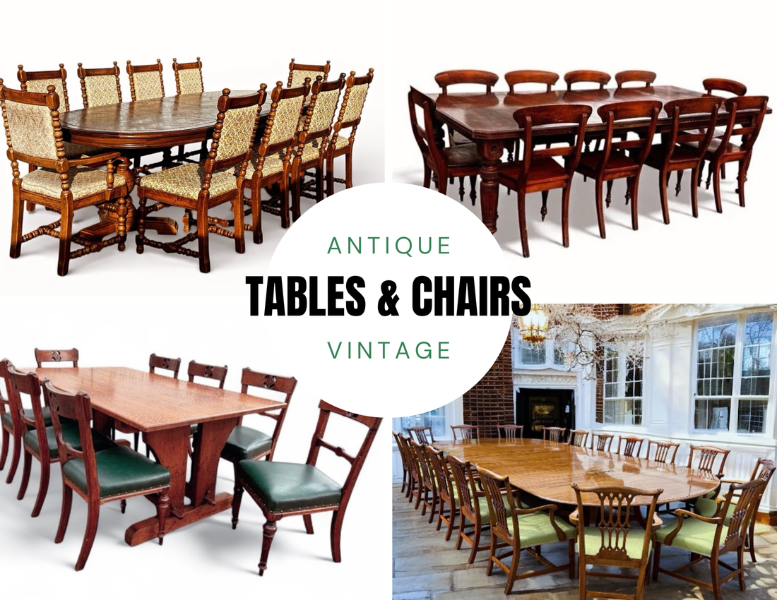 The Popularity of Antique/Vintage Tables & Chairs