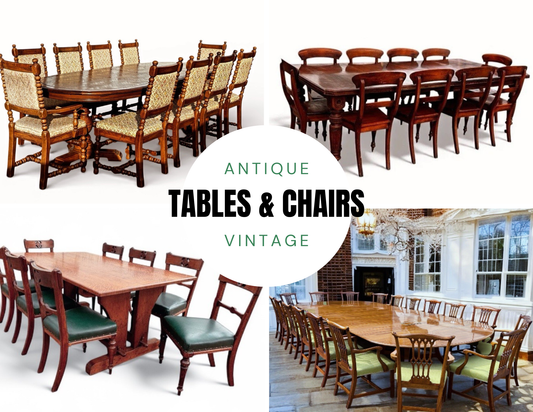 The Popularity of Antique/Vintage Tables & Chairs
