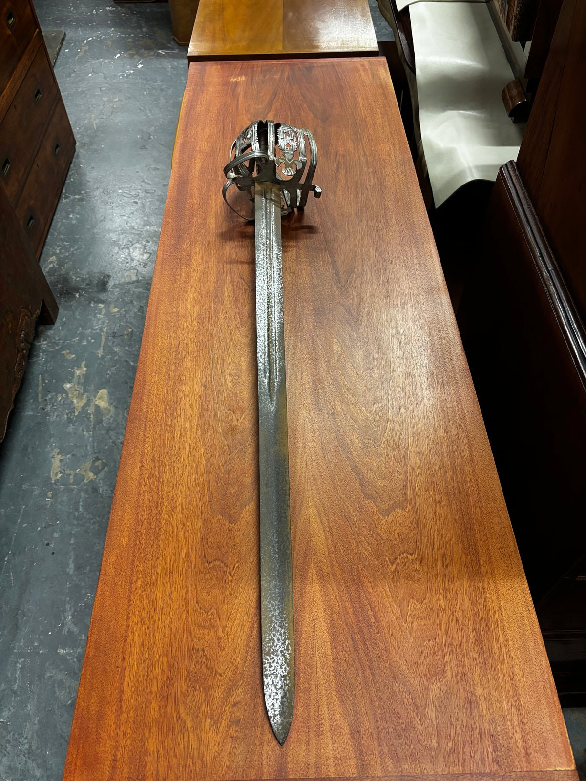 Scottish basket-hilted broadsword