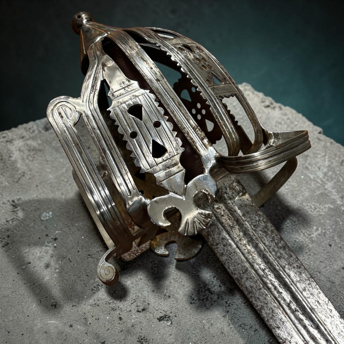 Scottish basket-hilted broadsword