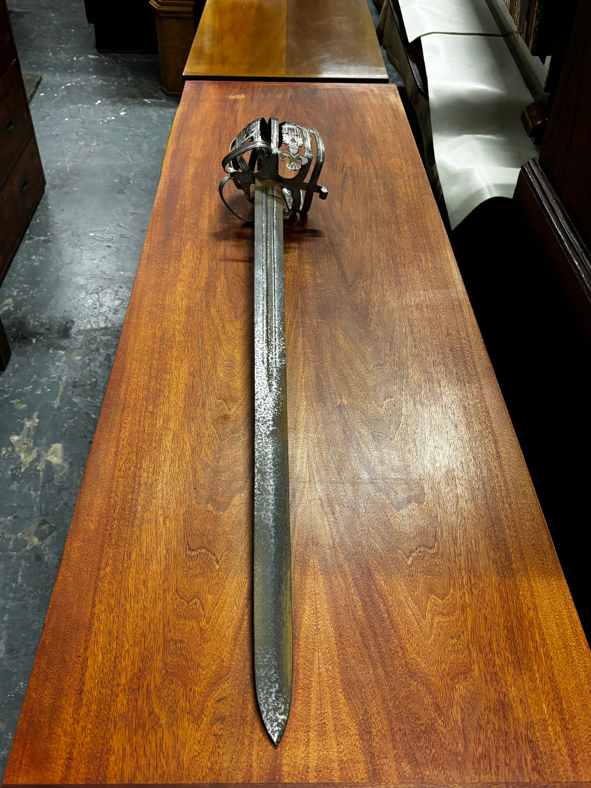 Scottish basket-hilted broadsword