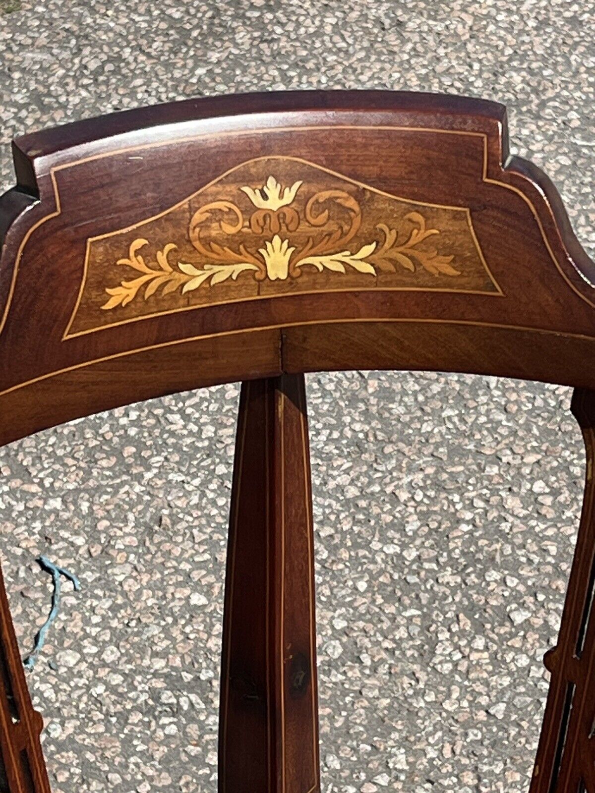Edwardian Inlaid Mahogany Armchair