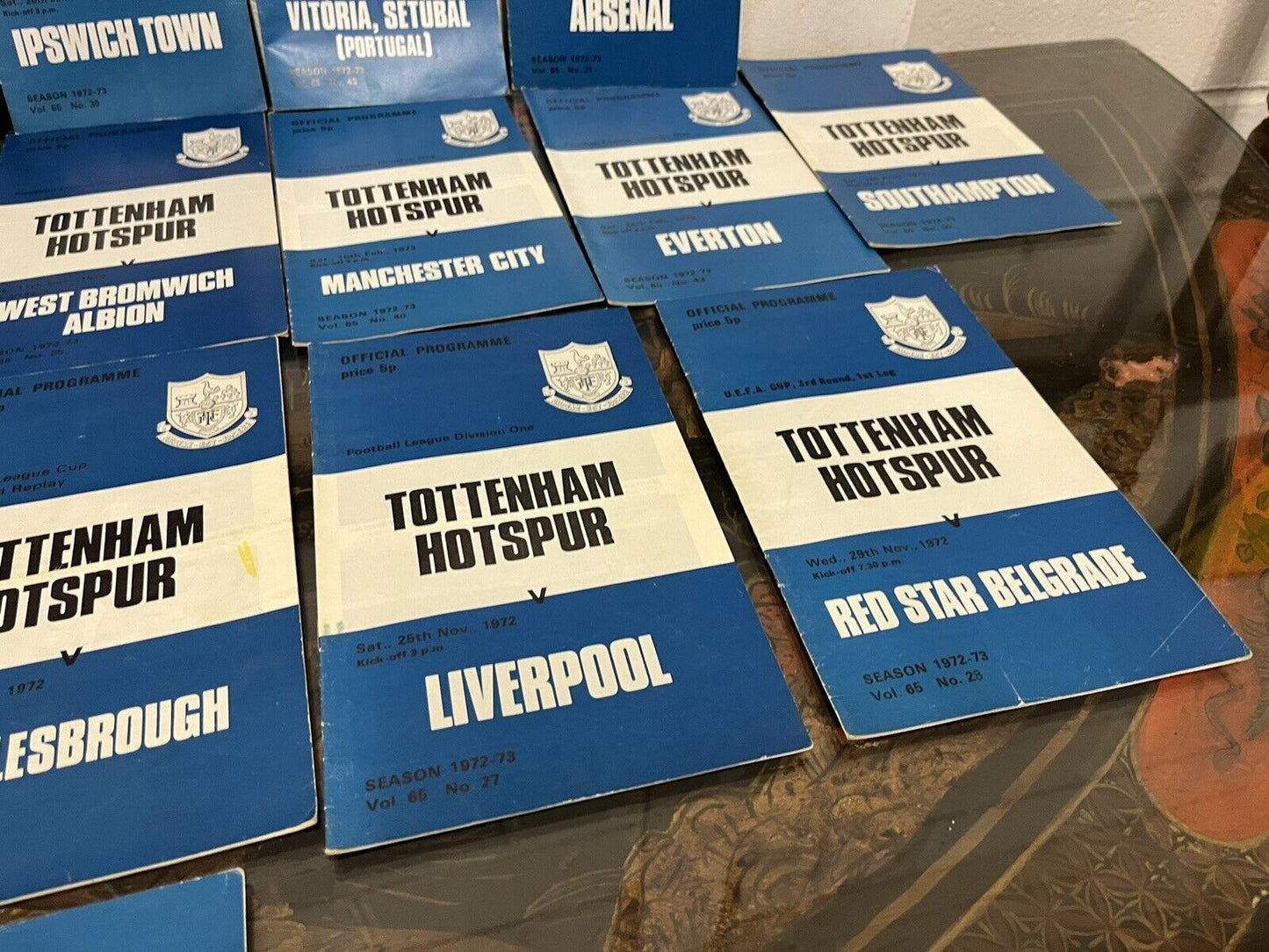 Tottenham Hotspur 1972-73 Season 26 Programmes