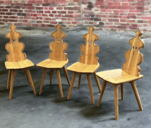 Mid-Century Ash Chairs. Superb Quality & Great Shape.