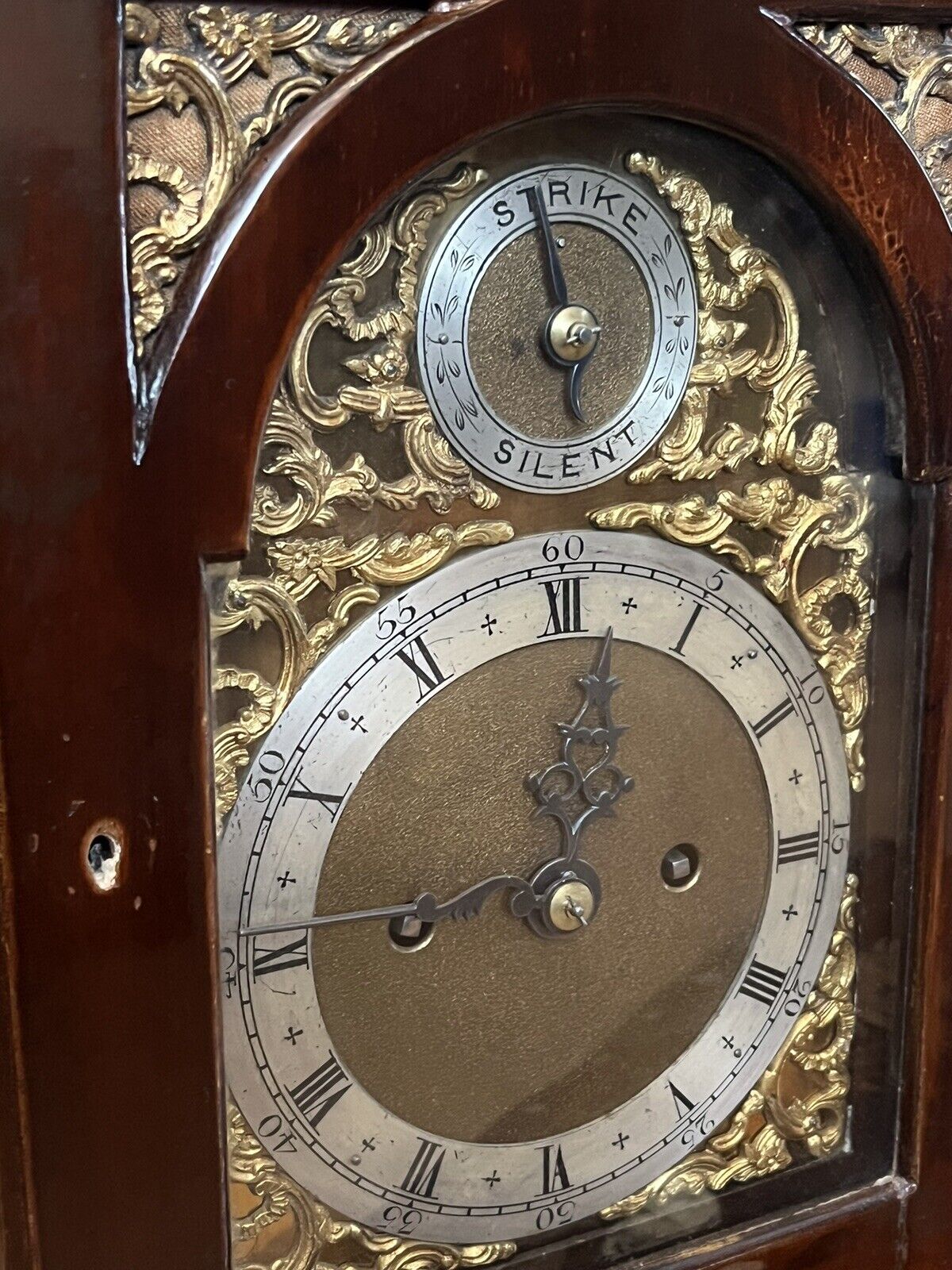 Antique Twin Fusee Bracket Clock