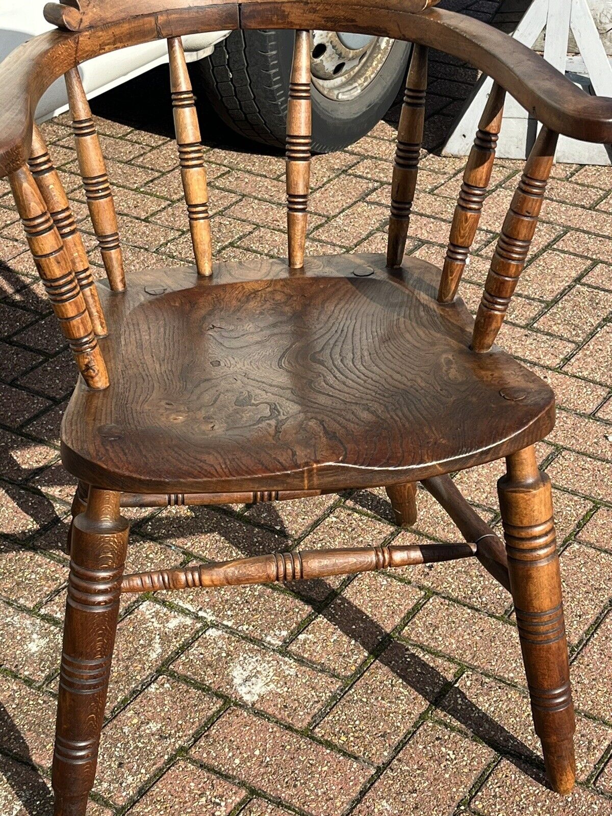 King George V Estate Chair. Full Stamps, Probably From A Government Building