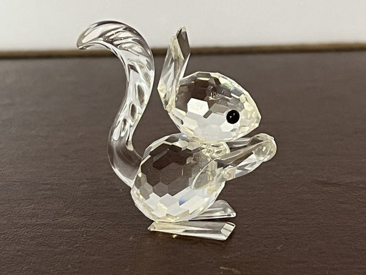 Swarovski Crystal Swan Signed Squirrel