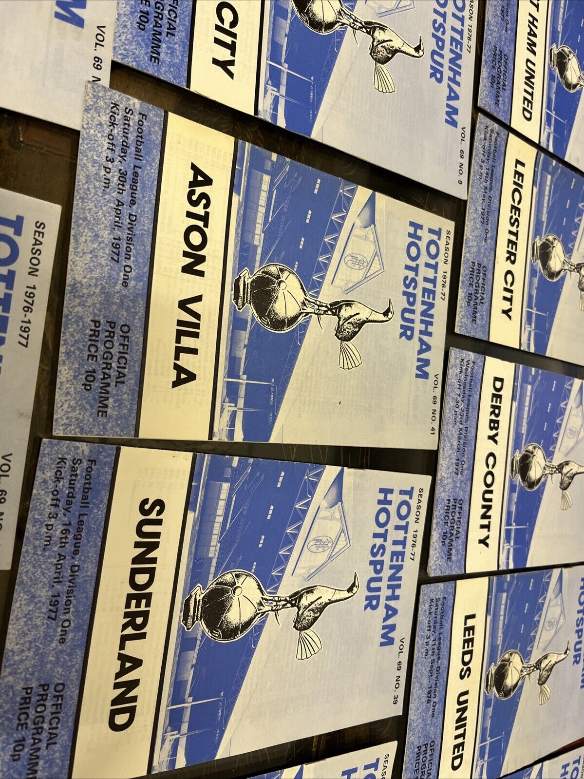 Tottenham Hotspur 1976-77 Season 22 Programmes