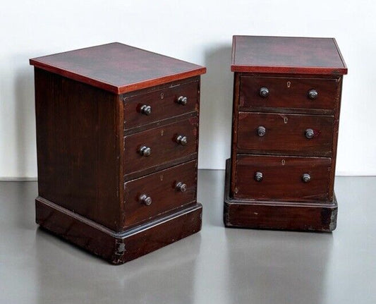 Pair Of Victorian Bedside Drawers
