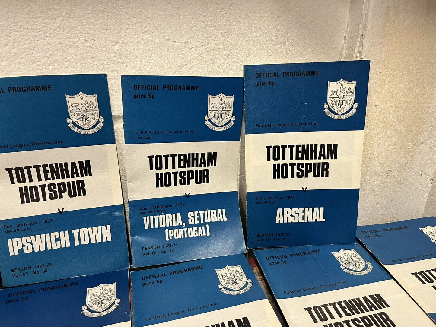 Tottenham Hotspur 1972-73 Season 26 Programmes