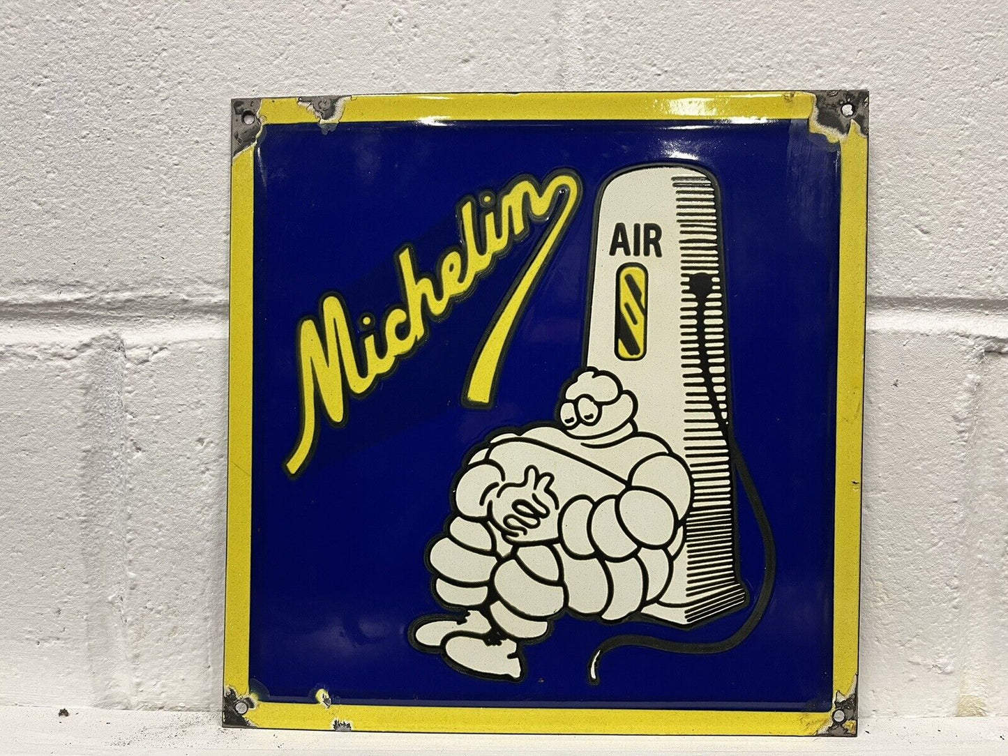 Michelin Garage Advertising Enamel Sign.