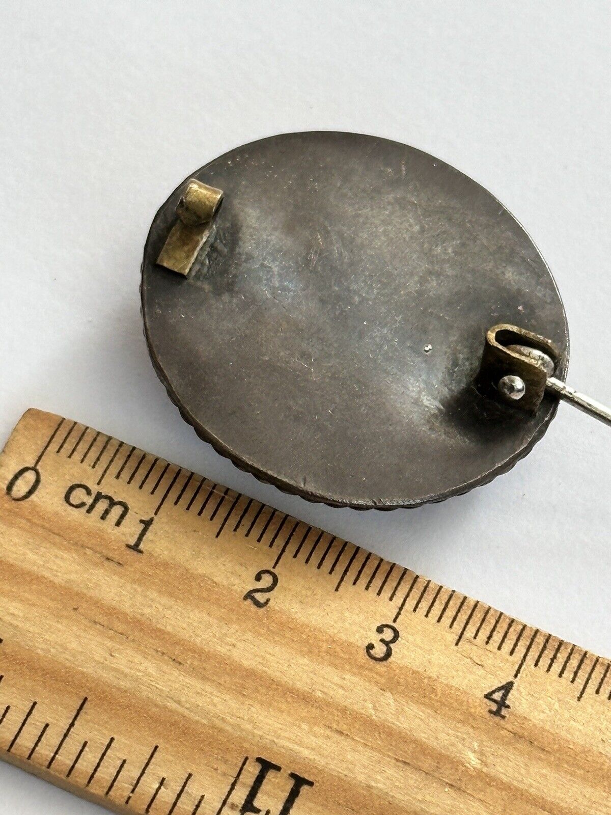 Vintage Antique Enamel Brooch