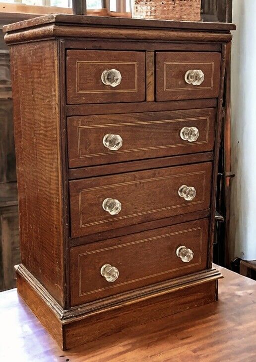 Victorian set Of table top drawers. Make Great Jewellery Box