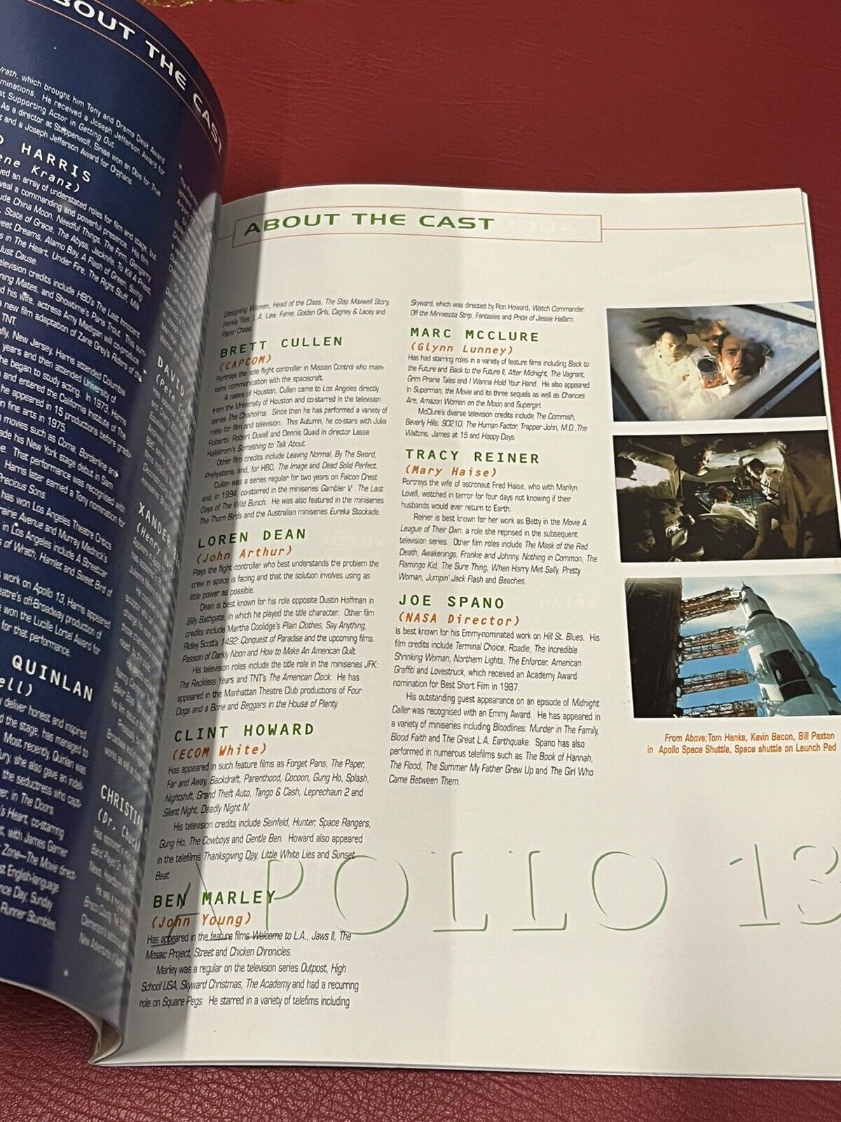 Apollo 13 UK Charity Premier Film Programme.