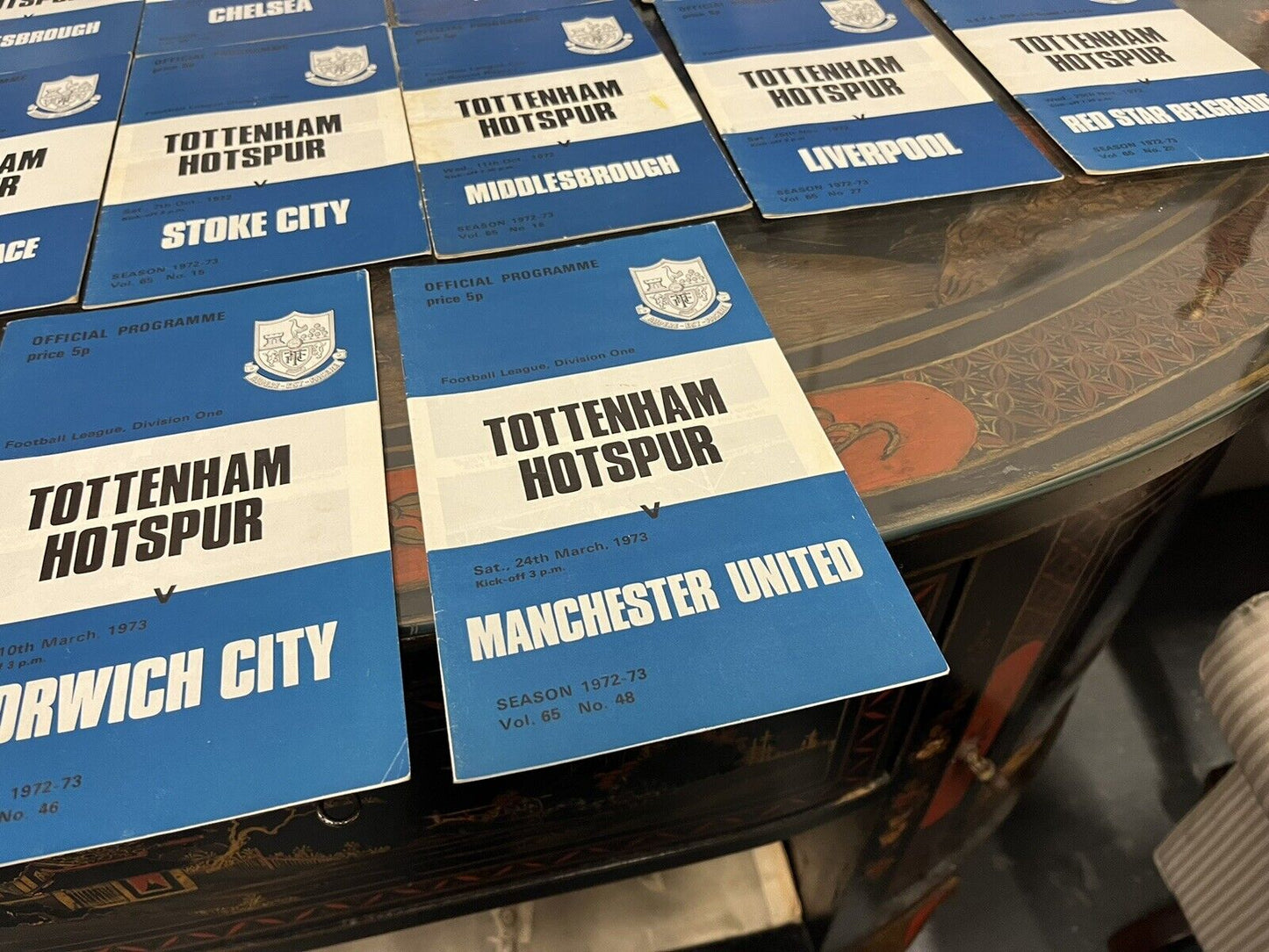 Tottenham Hotspur 1972-73 Season 26 Programmes