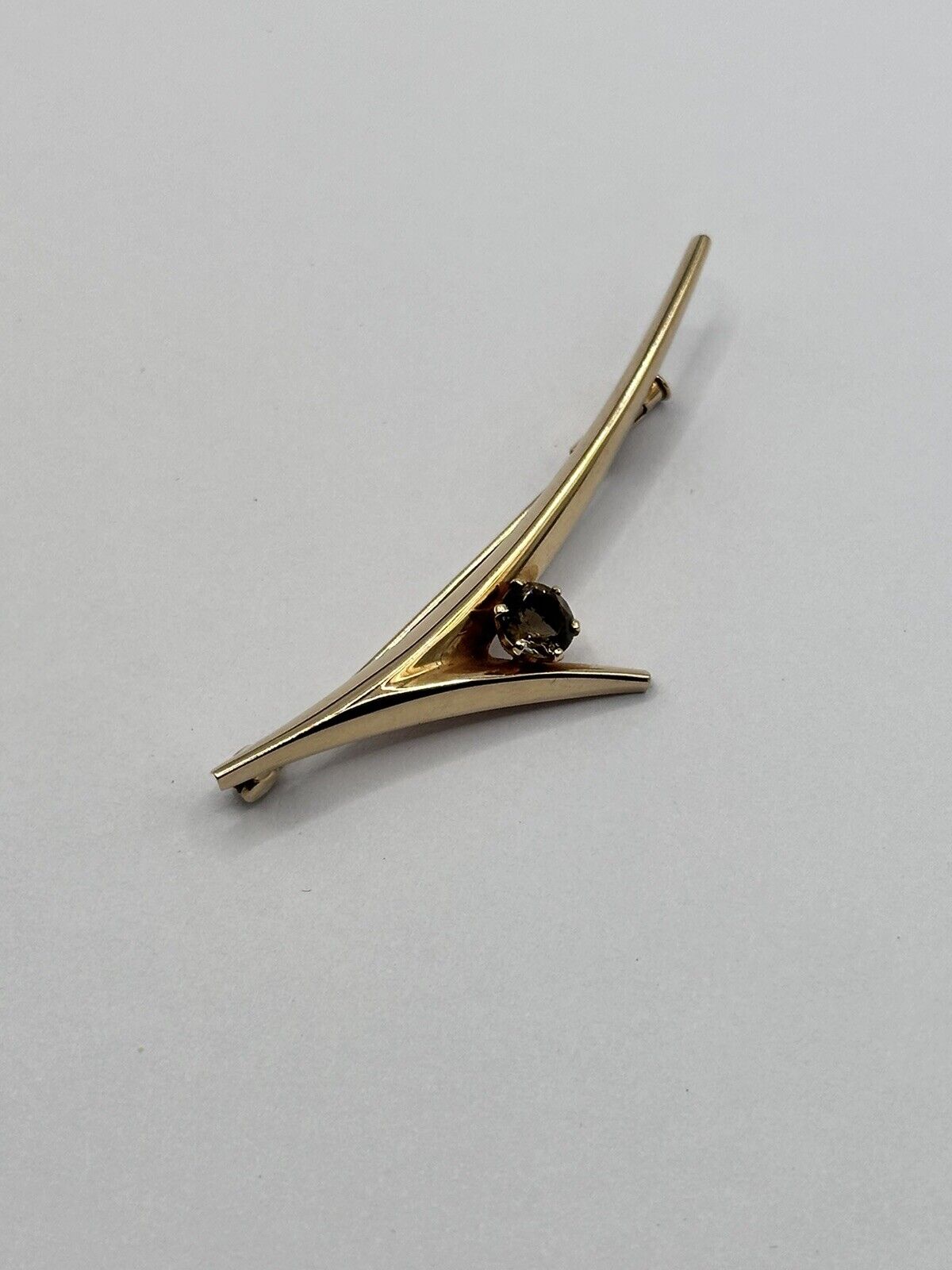 Vintage 14ct Gold 585 Finland Modernist Brooch