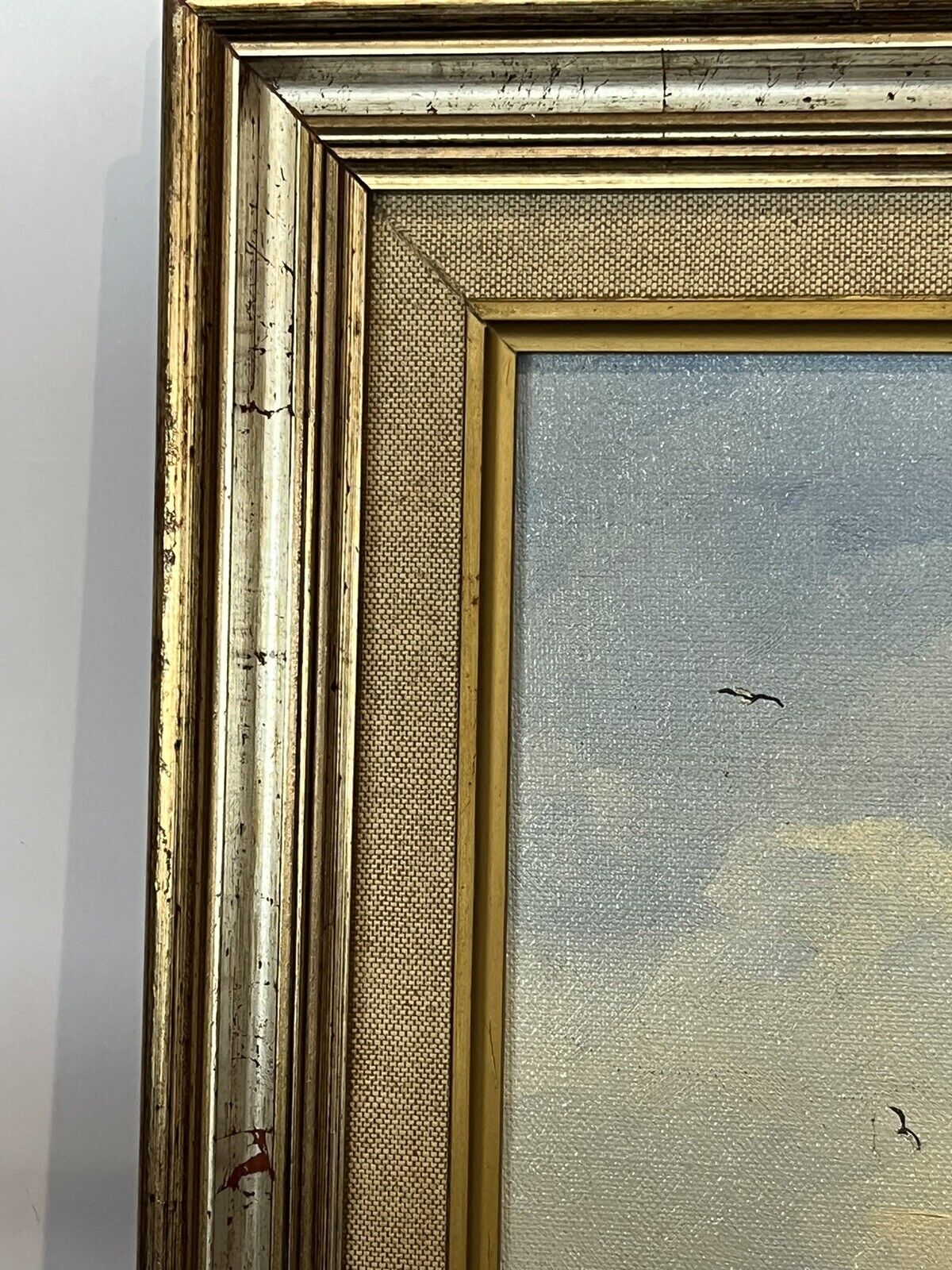 Marine Oil Painting, Signed G Ward And Dated