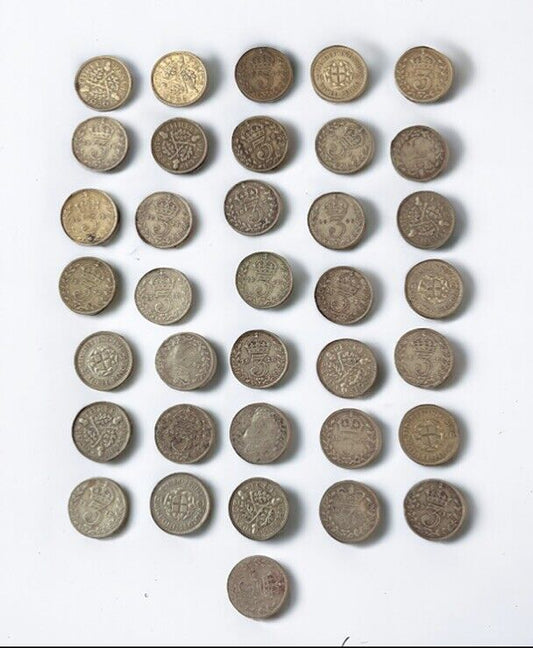 Silver Threepence Collection
