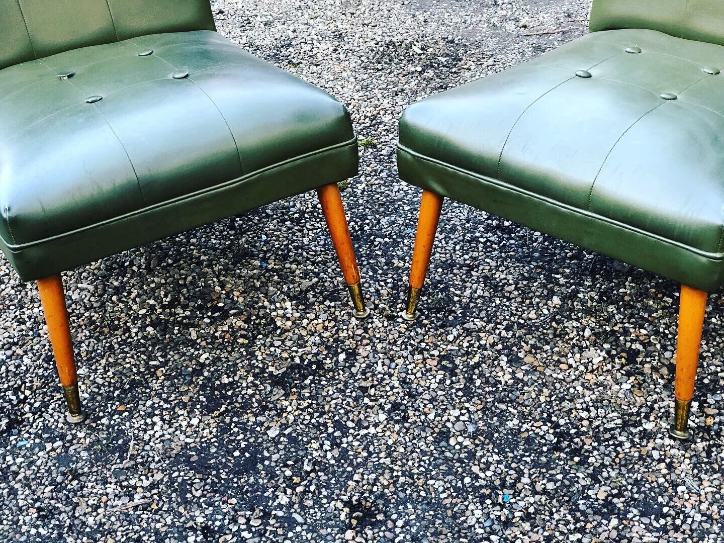 Mid Century Pair Of Chairs