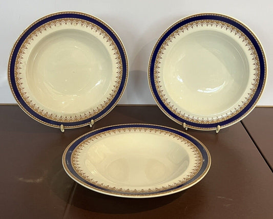 Royal Worcester Vitreous Soup Bowls 26 Cms Diameter