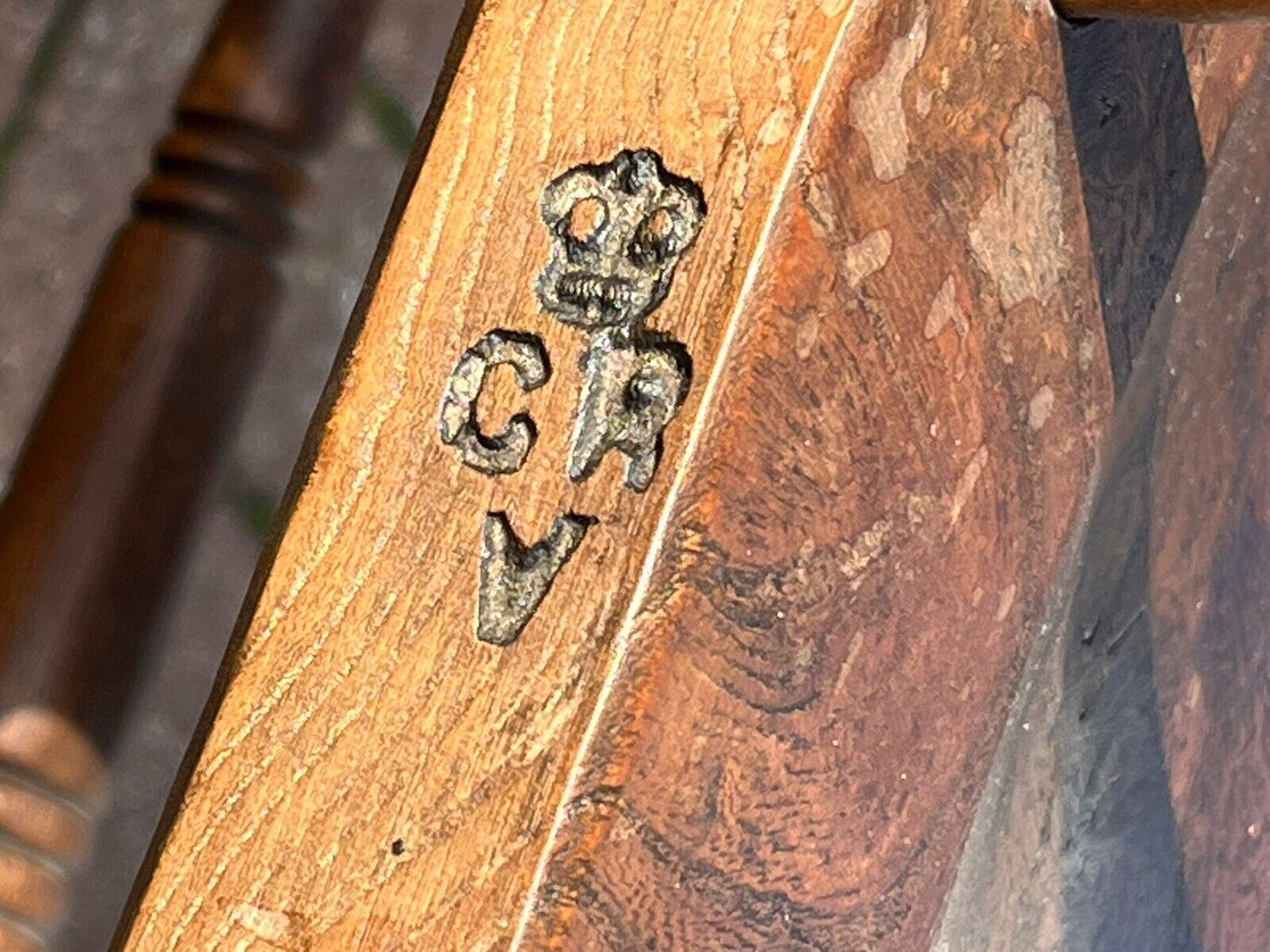 King George V Estate Chair. Full Stamps, Probably From A Government Building