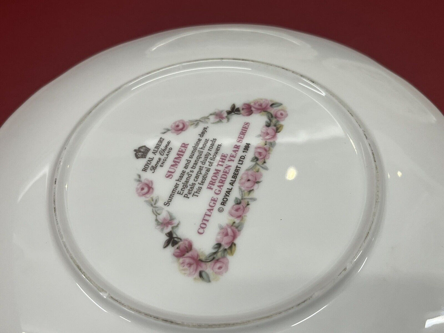 Royal Albert Cottage Garden Year Series. Spring, Summer , Autumn & Winter