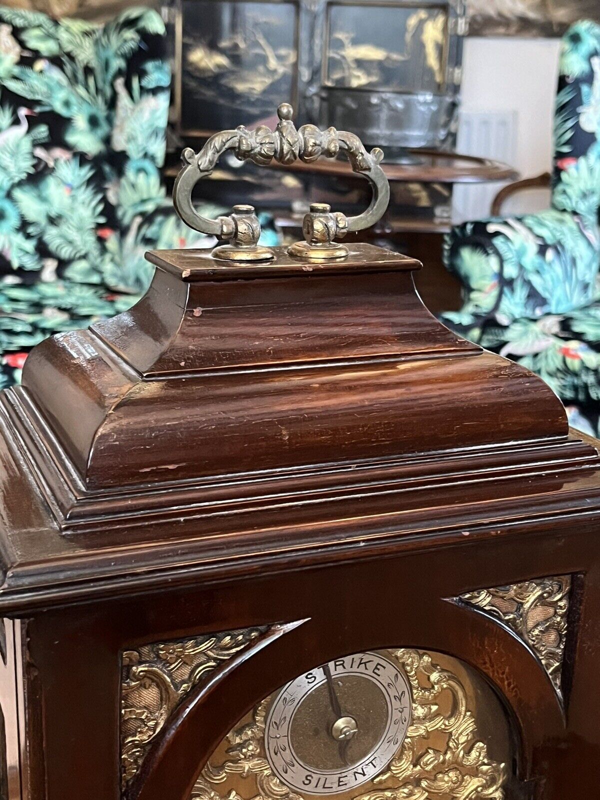 Antique Twin Fusee Bracket Clock