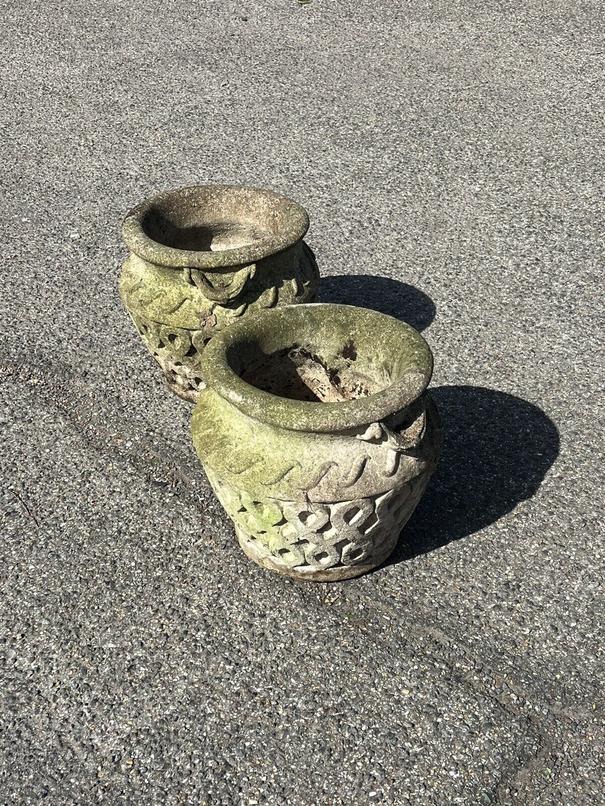 Pair Of Planters, Urns, Plant Pots