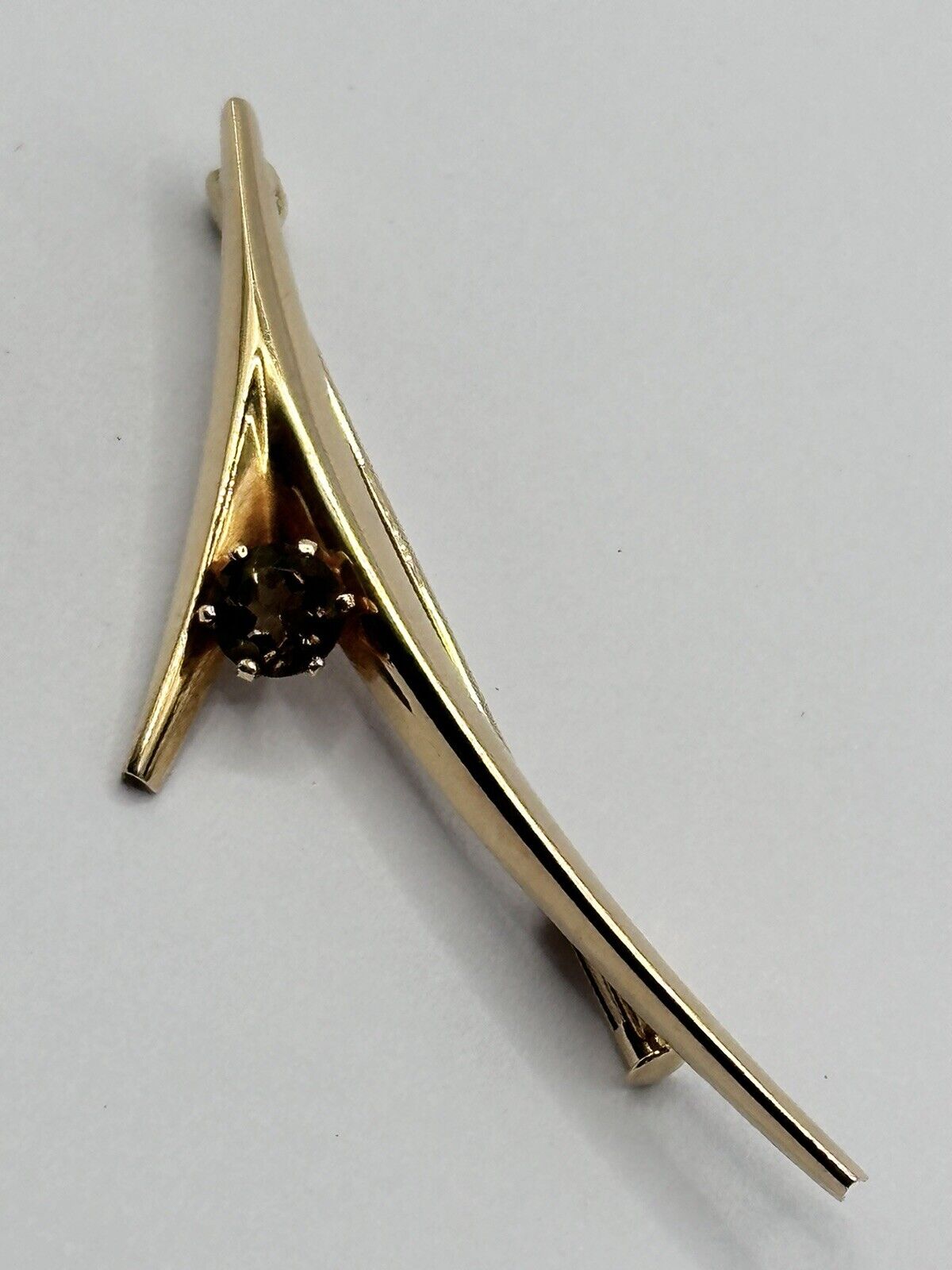 Vintage 14ct Gold 585 Finland Modernist Brooch