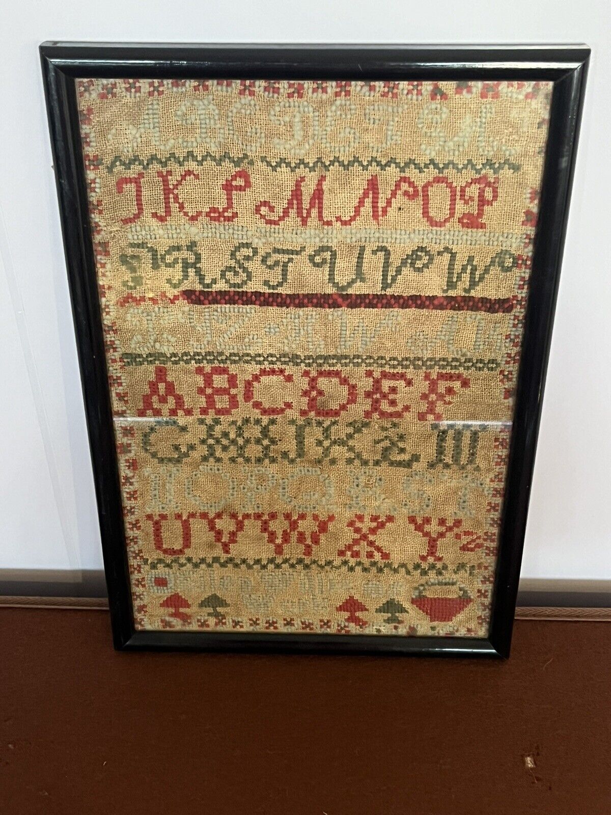 Antique Sampler By Ellen Williams