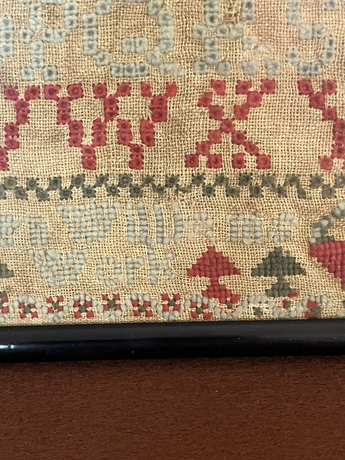 Antique Sampler By Ellen Williams